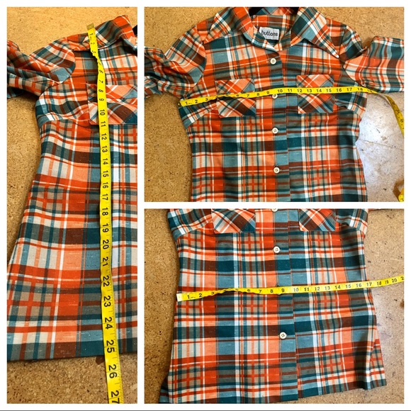 Raddest vintage plaid button down - Picture 5 of 8